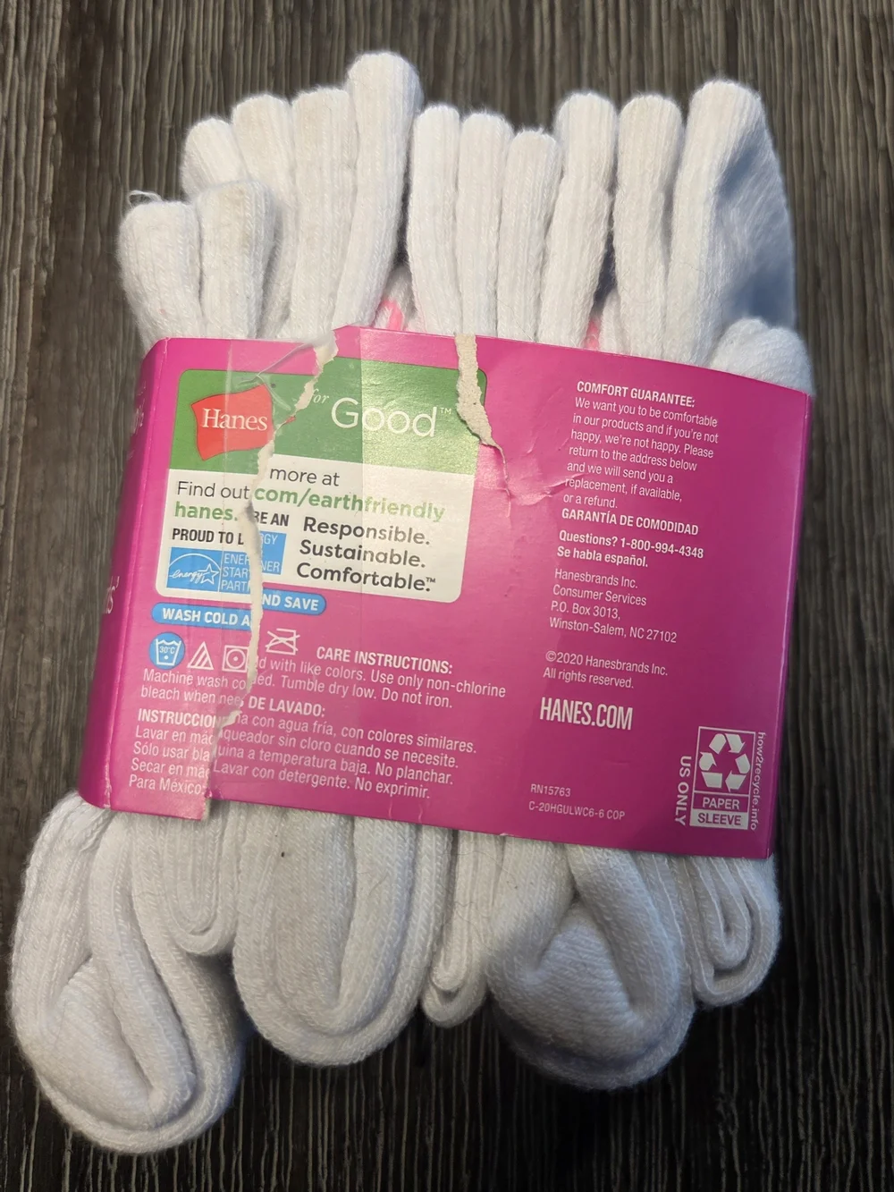 Hanes soft white